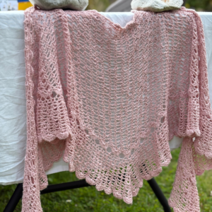 Opskrift <br>Hæklet Sjal