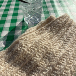 Opskrift <br>Candy Cable Scarf